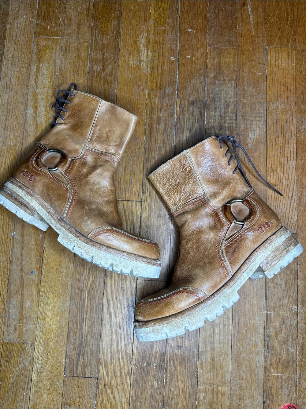 Bed Stu Rustic Donna Bootie Tan Tremolo Size 8.5 - Picture 2 of 9